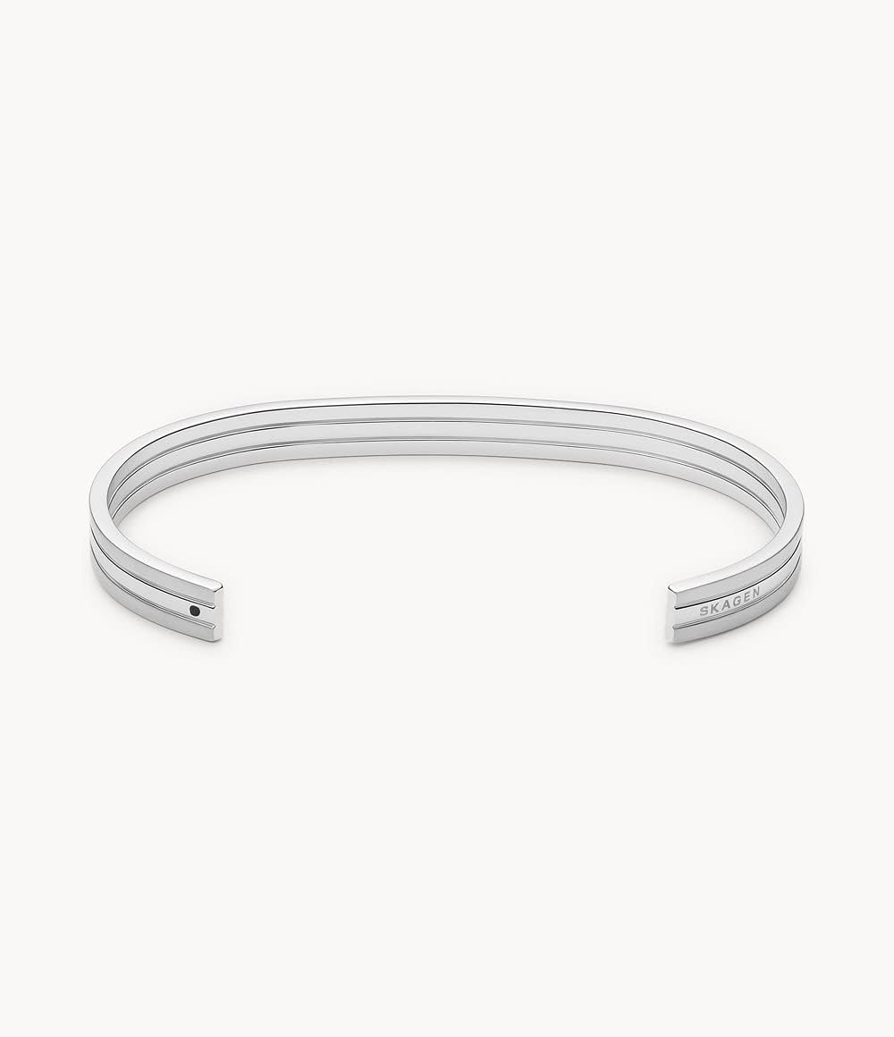 Skagen Armband Für Männer, Länge: 185mm, Breite: 6.3mm Silbernes Edelstahlarmband, SKJM0214040