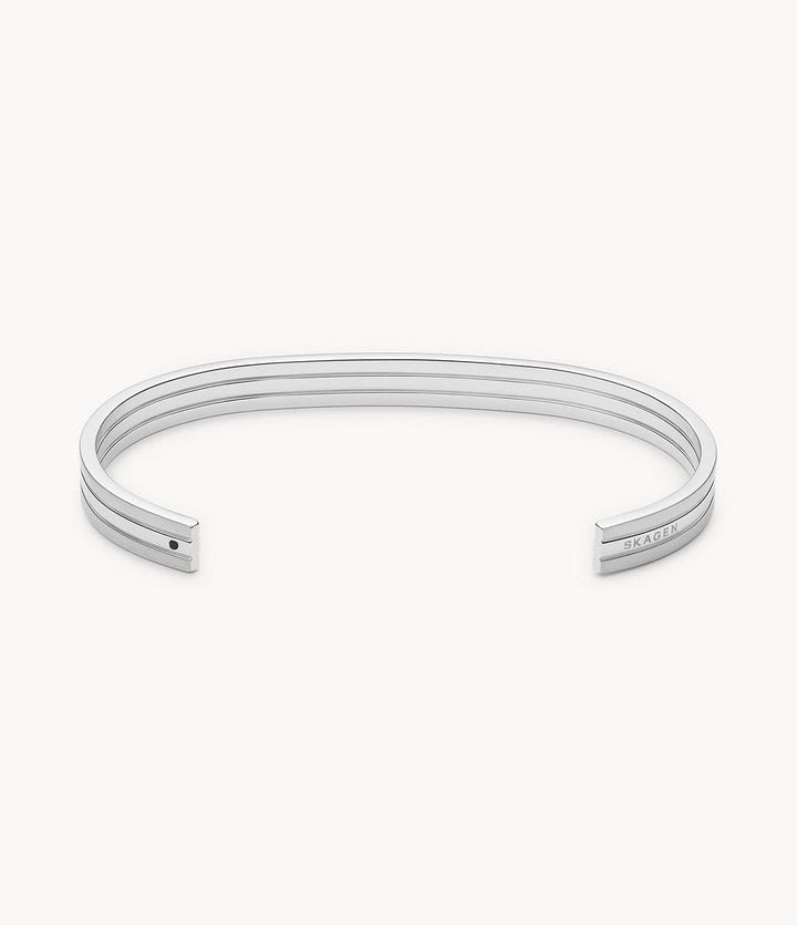 Skagen Armband Für Männer, Länge: 185mm, Breite: 6.3mm Silbernes Edelstahlarmband, SKJM0214040