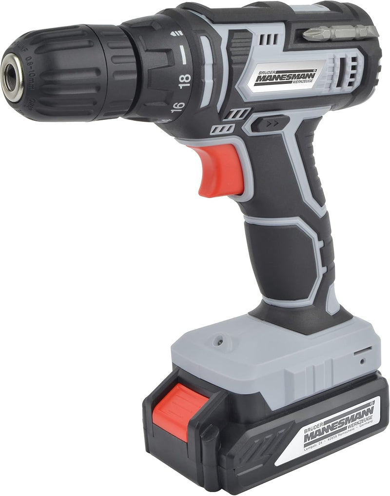 Brüder Mannesmann Akku-Bohrschrauber, 20 Volt, Lithium-Ionen, 1 Akku | M17680 XC-2 Pro Serie, XC-2 P