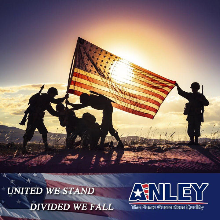 Anley EverStrong Series Amerikanische US-Flagge 6x10 Fuss, strapazierfähiges Nylon – bestickte Stern