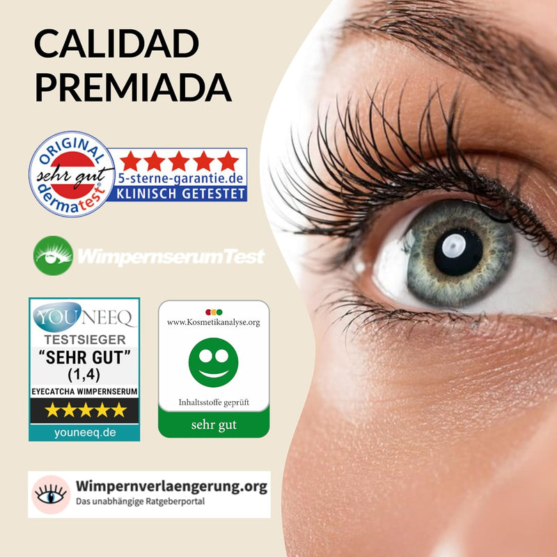 EYECATCHA Wimpernserum hormonfrei - mit Black Sea Rod Oil – Wimpern Booster für lange Wimpern, Wimpe