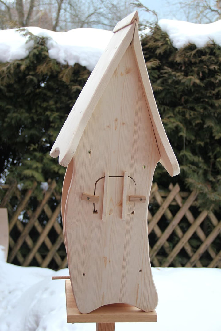 Dekorativer XXXL Nistkasten(N4) mit Vogelfutterhaus-Vogelhaus--Vogelhäuschen-sauberste Verarbeitung-