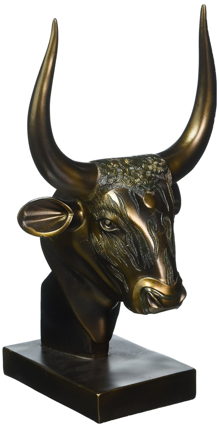 Design Toscano Apis, der Bulle, Ägyptischer Gott der Stärke, Statue, 9 x 16,5 x 26,5 cm