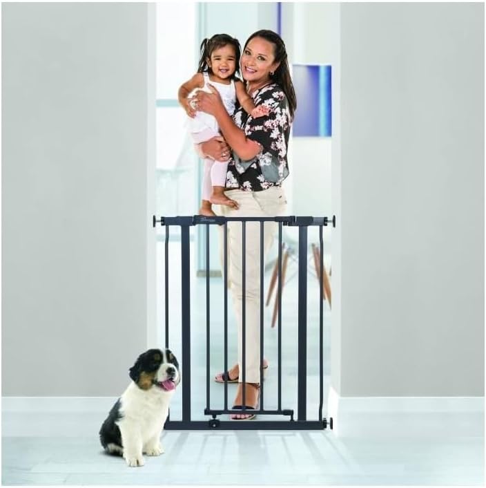 Dreambaby AVA Slimline Babyschutzgitter – sicheres & ausziehbares Druckgitter für Treppen und Hunde