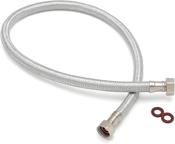UZMAN Gastro Brauseschlauch 130cm mit Spezial-Knickschutz - 1/2" Standard Anschlüsse inkl. Dichtunge