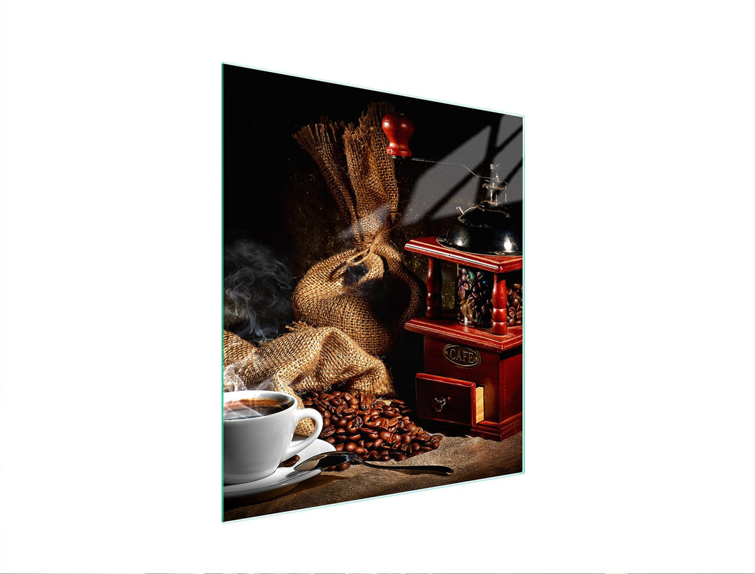 TMK ArtDeko Herdabdeckplatte 45x52 Einteilig Glas Induktion Herdschutz Spritzschutz Glasplatte Deko