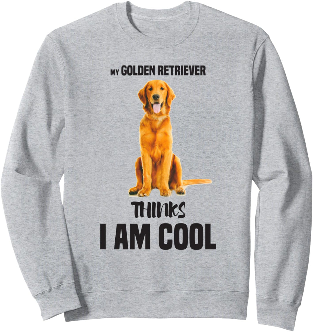Golden Retriever Dogs Lover Lustiger Haustierhund denkt, ich Sweatshirt