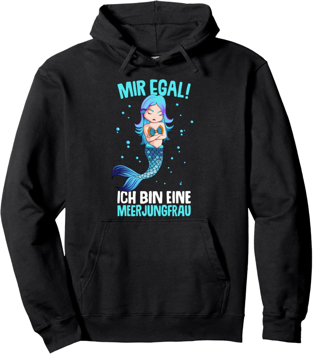 Meerjungfrau Mädchen Damen Pullover Hoodie