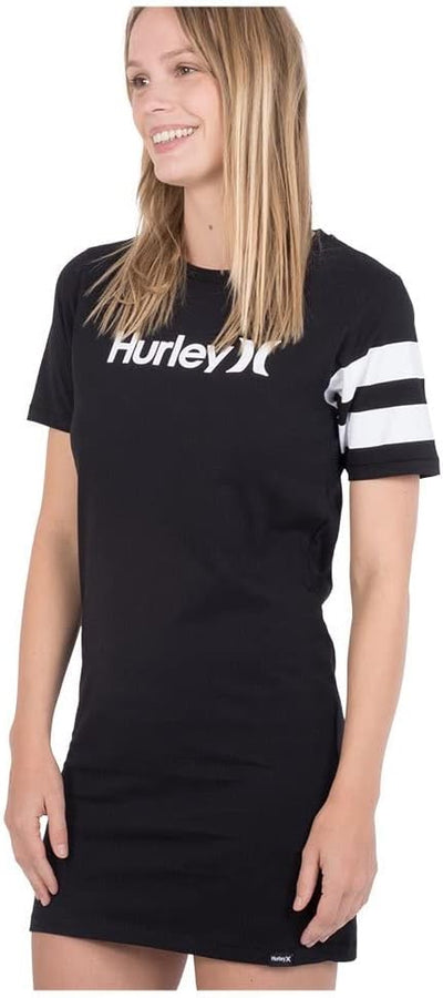 Hurley Damen W Oceancare O&o Tee Dress Lässiges Kleid S Schwarz, S Schwarz