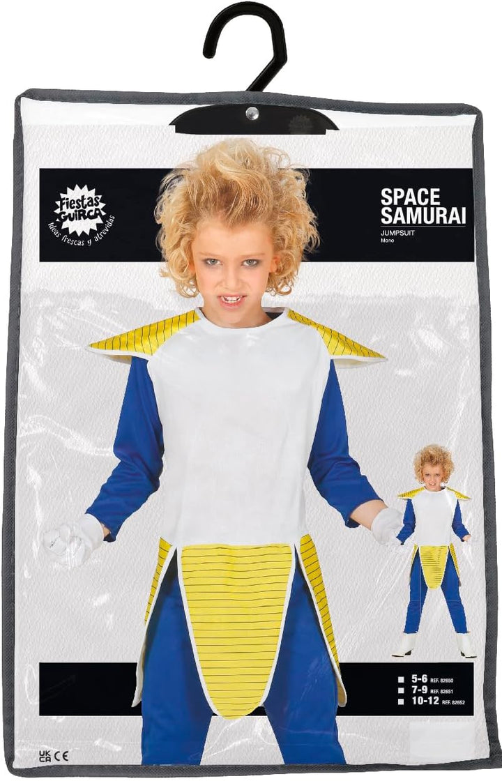 Guirca-Z Vegeta Dragon Ball Super Sayan Ninja Bambi, Weiss/Gelb, 5-6 Jahre, 82650