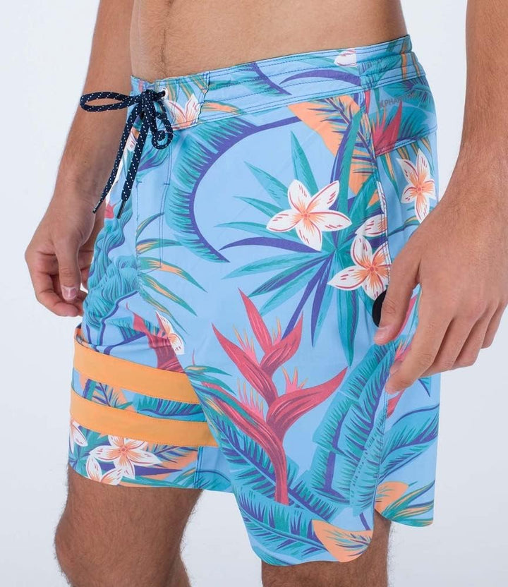 Hurley Herren Phntm Blck Prty Rngd 18 Badeshorts für Herren 30 Blue Dream, 30 Blue Dream