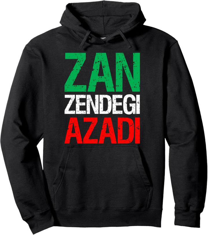 Frau Leben Freiheit Iran Zan Zendegi Azadi Persisch Pullover Hoodie