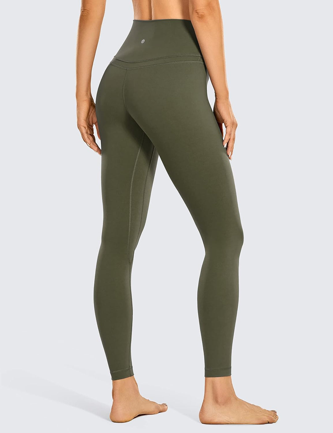 CRZ YOGA Damen Naked Feeling Sport Leggings High Wasit Sporthose Yogahose Blickdicht Lange Yoga Legg