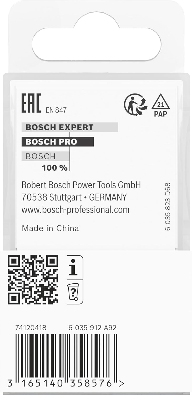 Bosch Professional 1x Kantenformfräser Standard for Wood (für Holz, Radius 4.8mm, Breite 9.6mm, Arbe