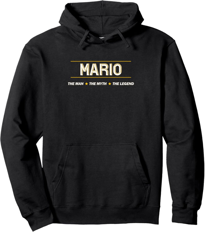MARIO - the Man the Myth the LEGEND | Mythos Legende Name - Pullover Hoodie