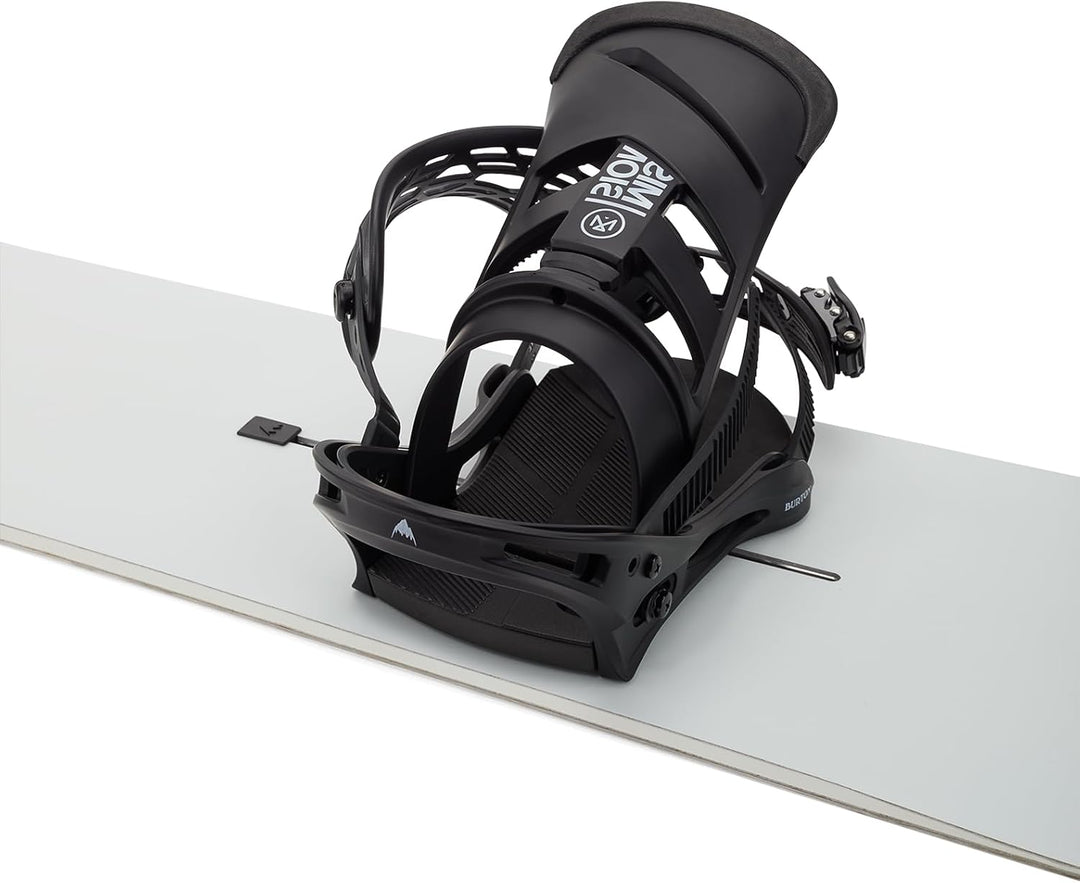Burton Men's Mission Re:Flex Snowboard Binding Schwarz L, Schwarz L