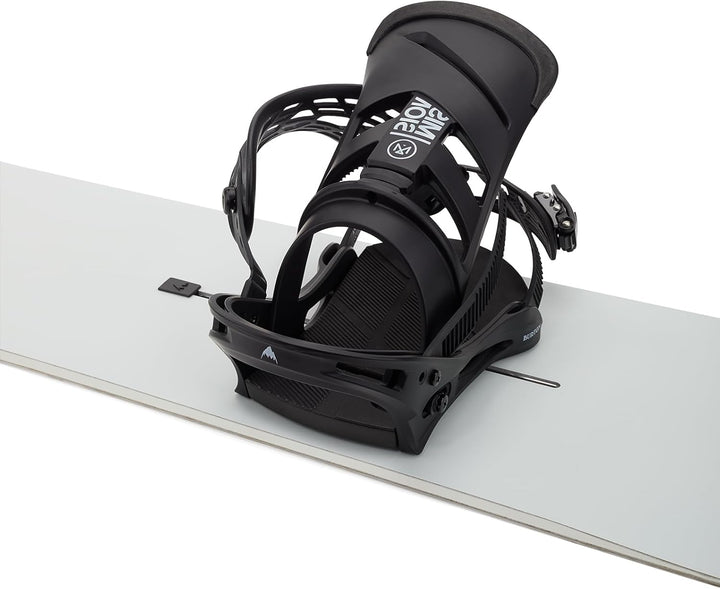 Burton Men's Mission Re:Flex Snowboard Binding Schwarz L, Schwarz L