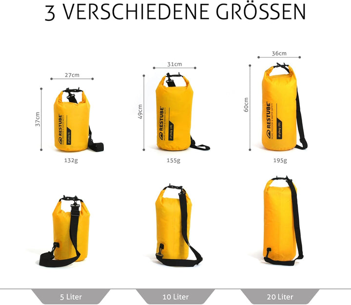 Restube Wasserdichter Drybag – Premium-Qualität für ultimativen Schutz | Vielseitig und geräumig | I