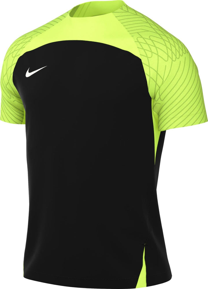 Nike Herren M Nk Df Strke Iii JSY Ss T-Shirt S Black/Volt/Volt/White, S Black/Volt/Volt/White