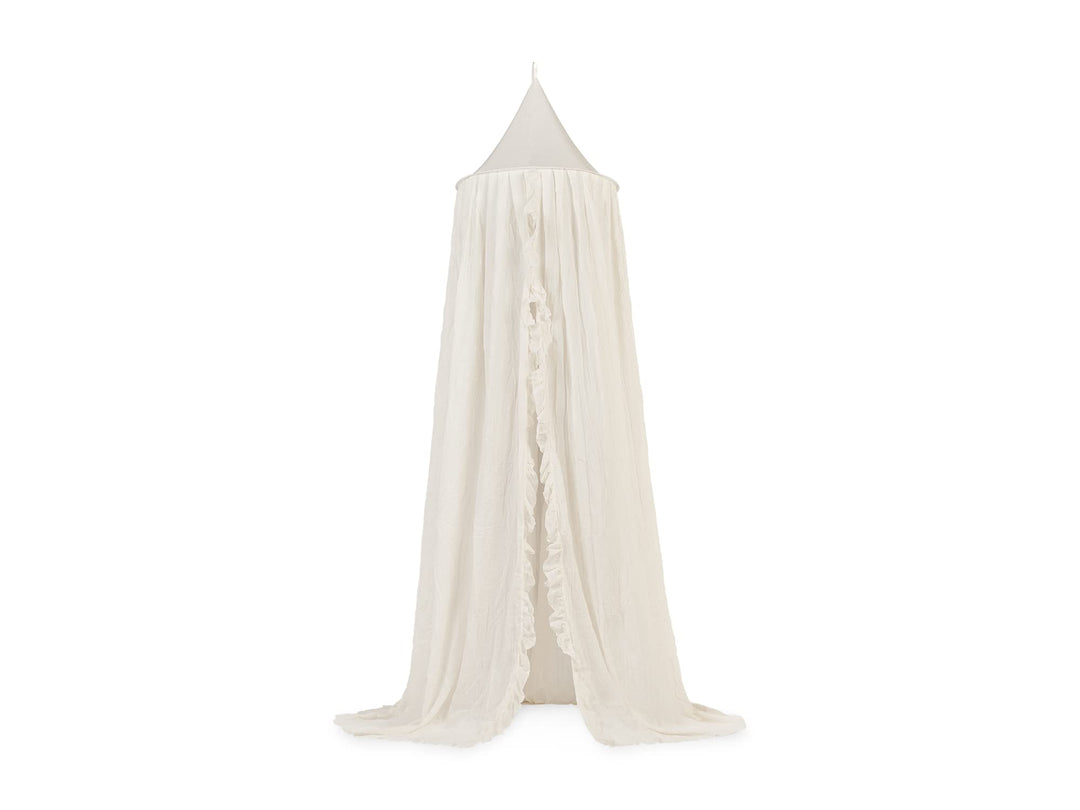 Jollein Betthimmel Vintage 245 cm - Ivory Creme H245 x B245 cm (1er Pack), Creme H245 x B245 cm (1er