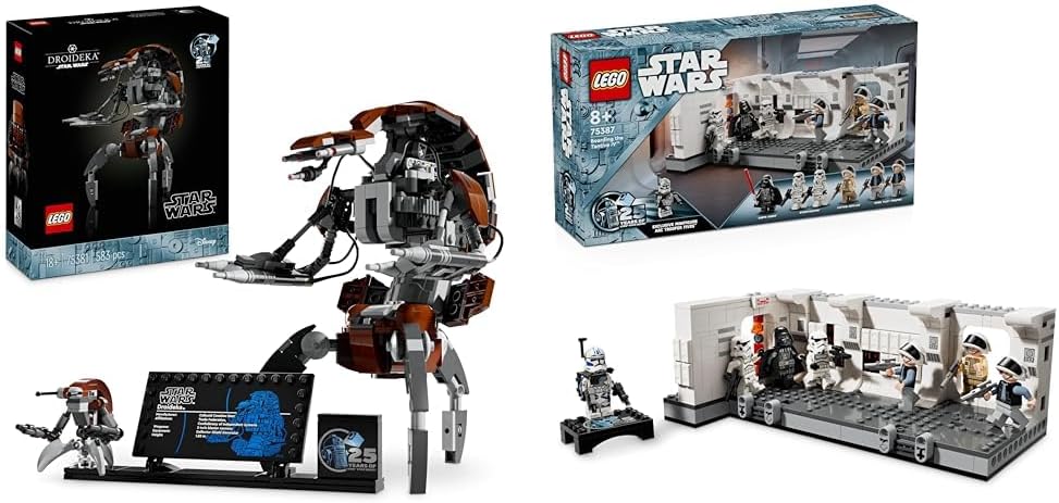 LEGO Star Wars Droideka Set, Droiden-Modellbausatz für Erwachsene & Star Wars Das Entern der Tantive