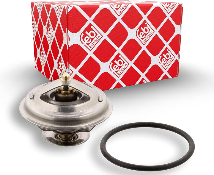 febi bilstein 01293 Wasserpumpe mit Dichtung, 1 Stück & 12191 Thermostat mit O-Ring, 1 Stück Bundle