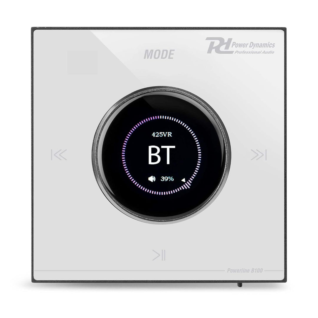 Powerline B100W Wand Stereo Verstärker - Audio Verstärker Bluetooth Unterputz-Einbau System mit 100