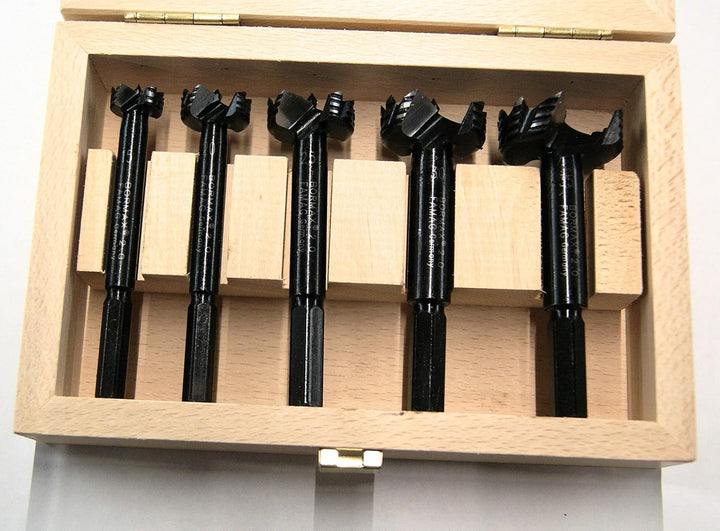 FAMAG Bormax 2.0 WS-Forstnerbohrersatz 5-teilig D=15,20,25,30,35mm im Holzkasten Satz 5tlg. D=15,20,