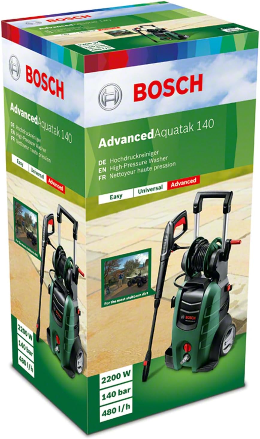 Bosch Home and Garden Hochdruckreiniger AdvancedAquatak 140 (2100 Watt, im Karton) Hochdruckreiniger