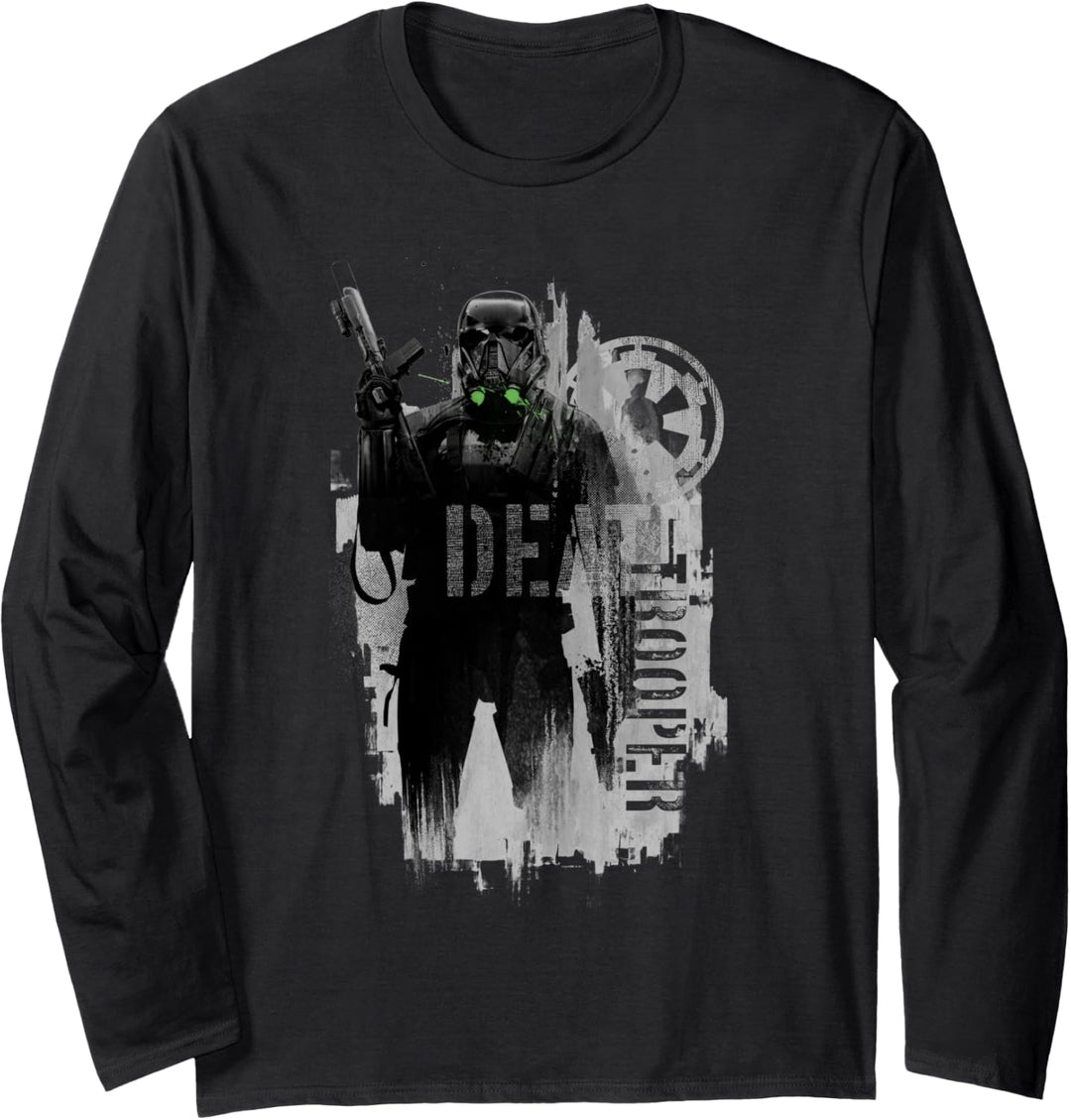 Star Wars Rogue One Death Trooper Grunge Langarmshirt