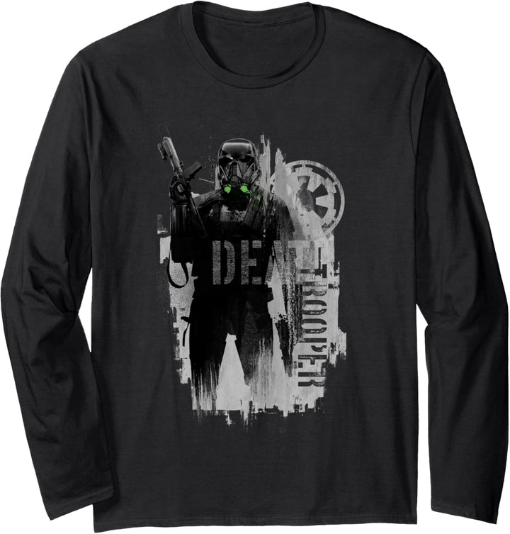 Star Wars Rogue One Death Trooper Grunge Langarmshirt
