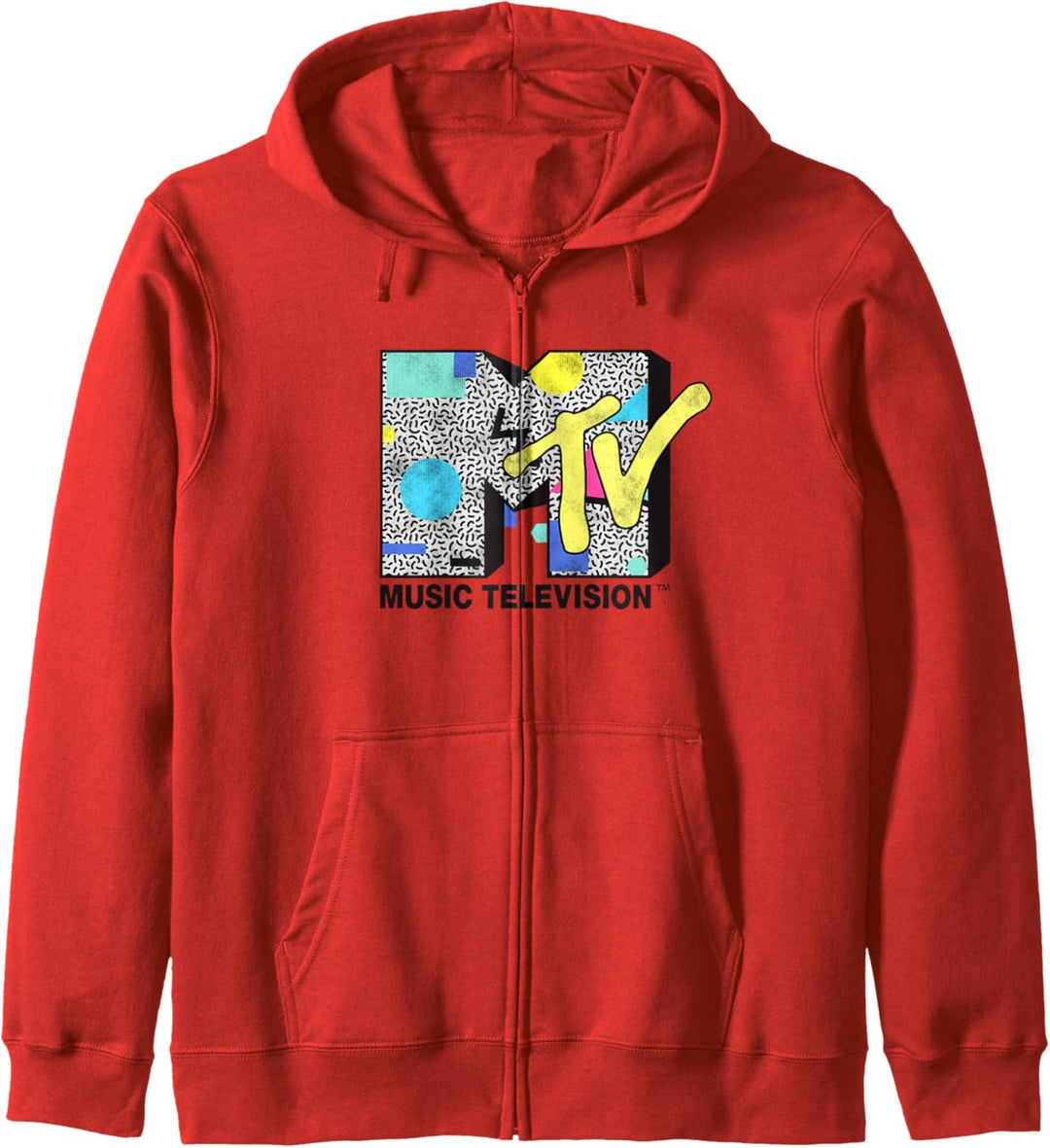 MTV 90s Style Pop Art Logo V1 Kapuzenjacke