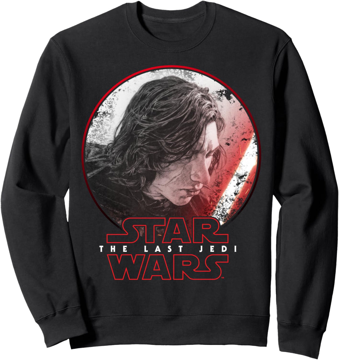Star Wars The Last Jedi Kylo Ren Side Circle Portrait Sweatshirt