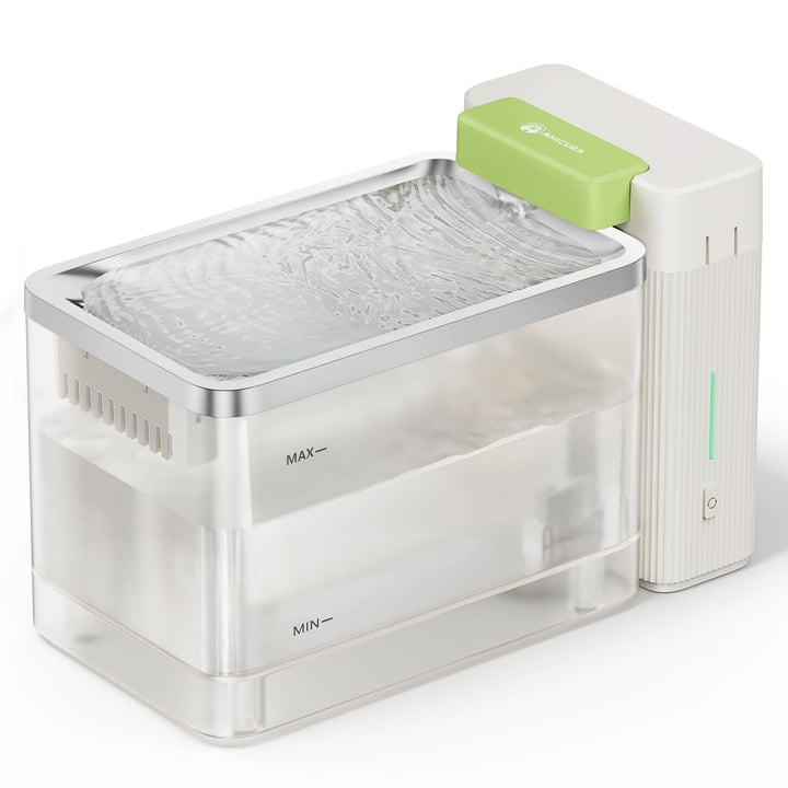 A3 Lite Katzenbrunnen mit Ultrafiltration - 3,3L Tank, SUS316 Edelstahl-Schale (Schwarzkinn-Schutz),