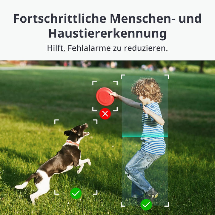 SwitchBot Drahtlose Sicherheitskamera Kit, 2K Aussenkamera mit Solarpanel, ununterbrochene Überwachu