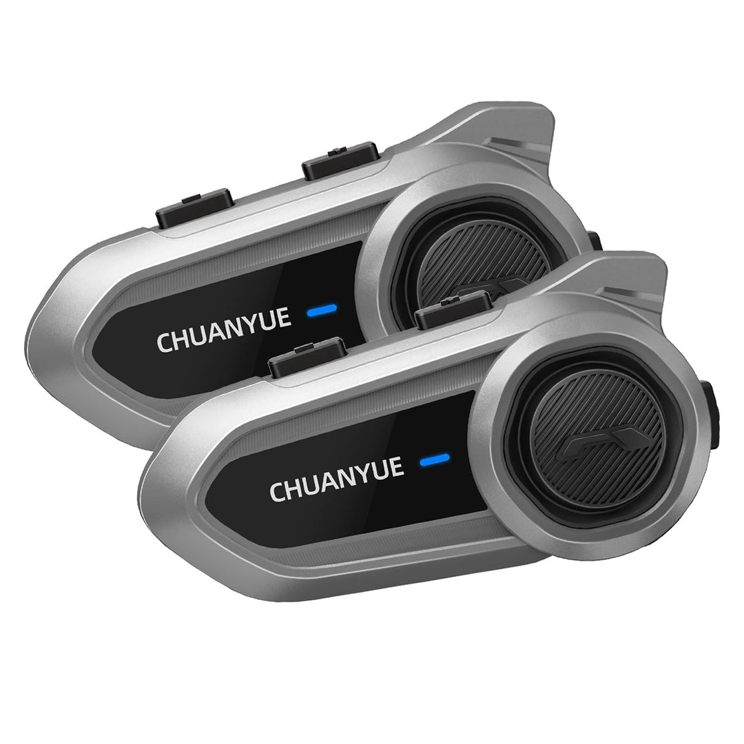 R18 Lite Motorrad Headset,intercom Motorrad für 2 Personen in Reichweite von 800m,Motorrad kommunika