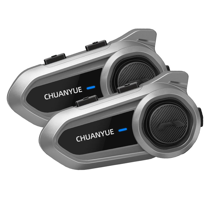 R18 Lite Motorrad Headset,intercom Motorrad für 2 Personen in Reichweite von 800m,Motorrad kommunika