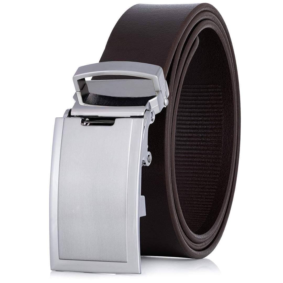 LINDENMANN Leder-Gürtel Herren 33 mm Vollleder braun 90 Dunkelbraun, 90 Dunkelbraun