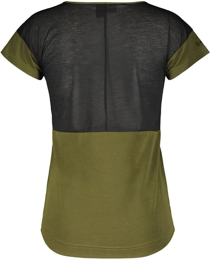 Scott Trail Flow DRI Damen Fahrrad Trikot kurz fir grün 2024: Grösse: S (36/38)