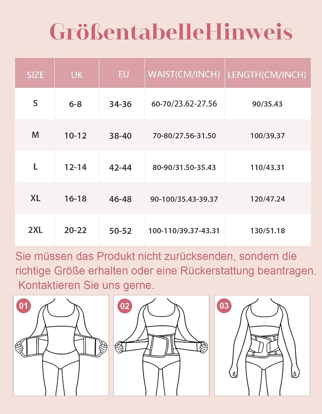 SIHOHAN Bauchweggürtel, Fitness Gürtel Verstellbarer, Taille Trimmer Gürtel Fitnessgürtel, Abnehmen
