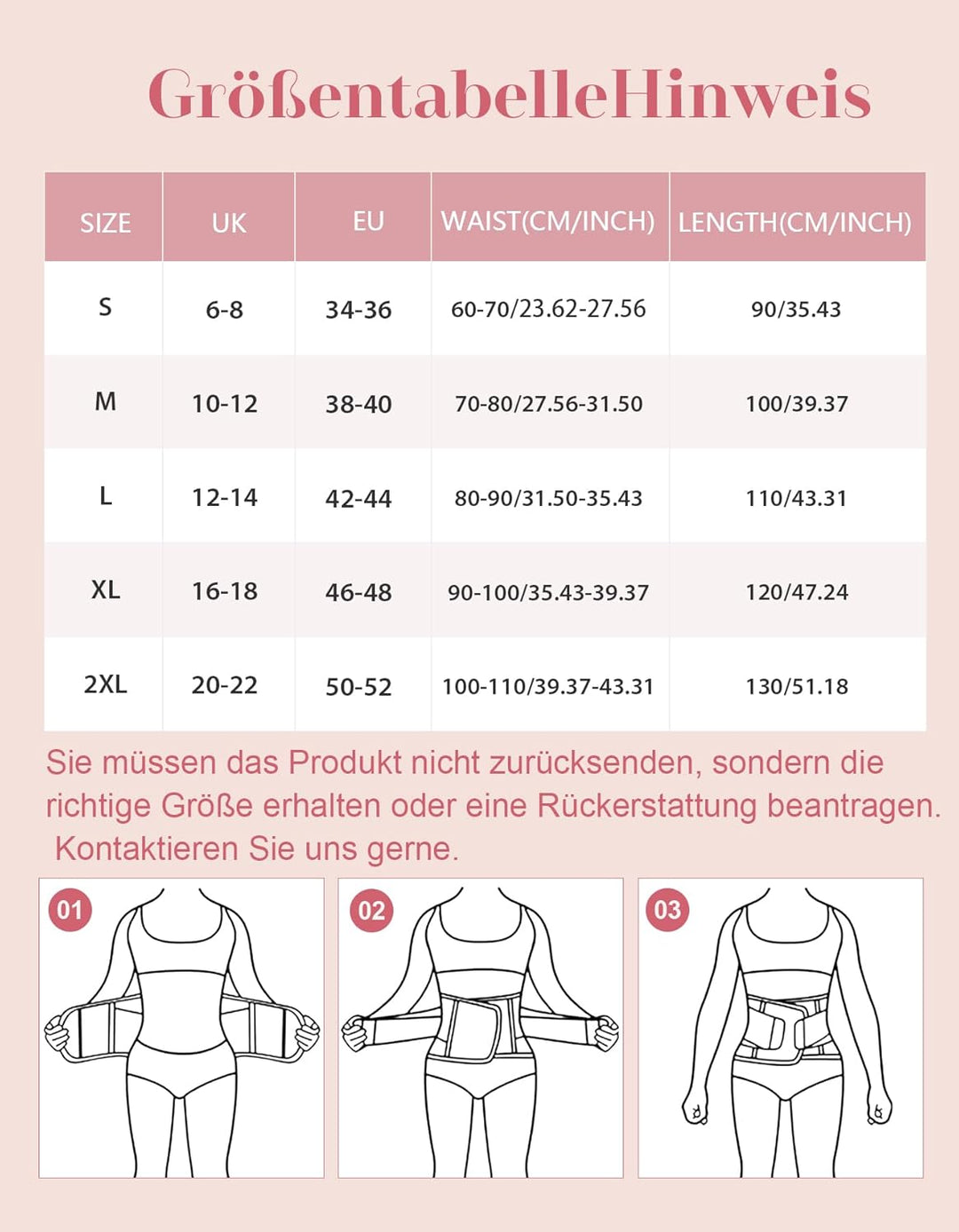 SIHOHAN Bauchweggürtel, Fitness Gürtel Verstellbarer, Taille Trimmer Gürtel Fitnessgürtel, Abnehmen