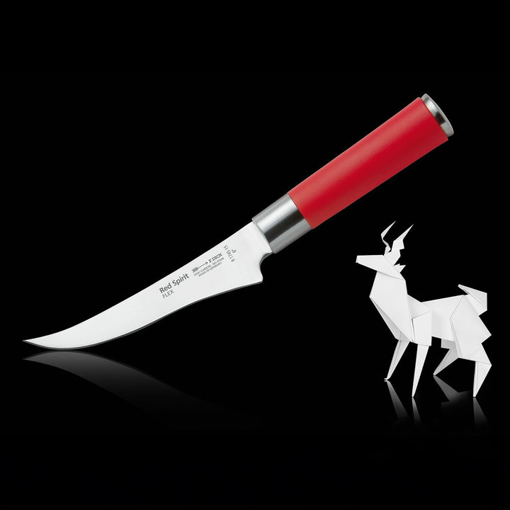 F. DICK Ausbeinmesser, Red Spirit (Messer mit Klinge 15 cm, X55CrMo14 Stahl, nichtrostend, 56° HRC)