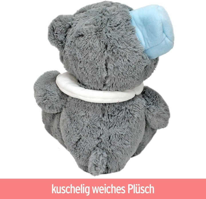 BEMIRO Teddy Arzt Plüschtier Konrad mit Stethoskop - ca. 30 cm, Arzt Teddy, Teddybär, Stethoskop