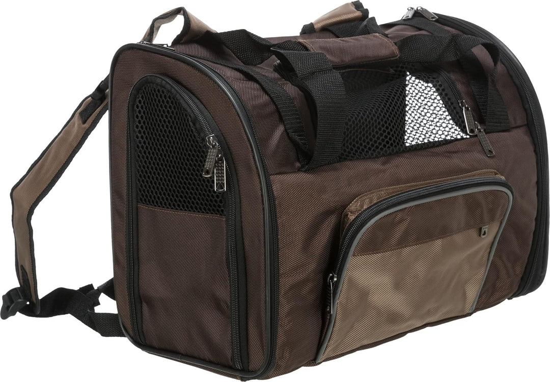 Trixie 28871 Rucksack Shiva, 41 × 30 × 21 cm, braun, Braun