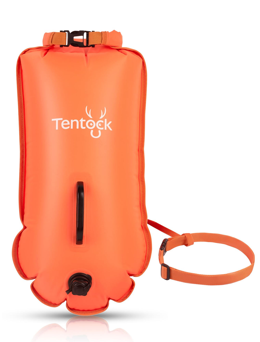 Tentock Schwimmboje 28L Wasserdicht Aufblasbare Trockentasche Schwimmen Sicherheitsschwimmer für Was
