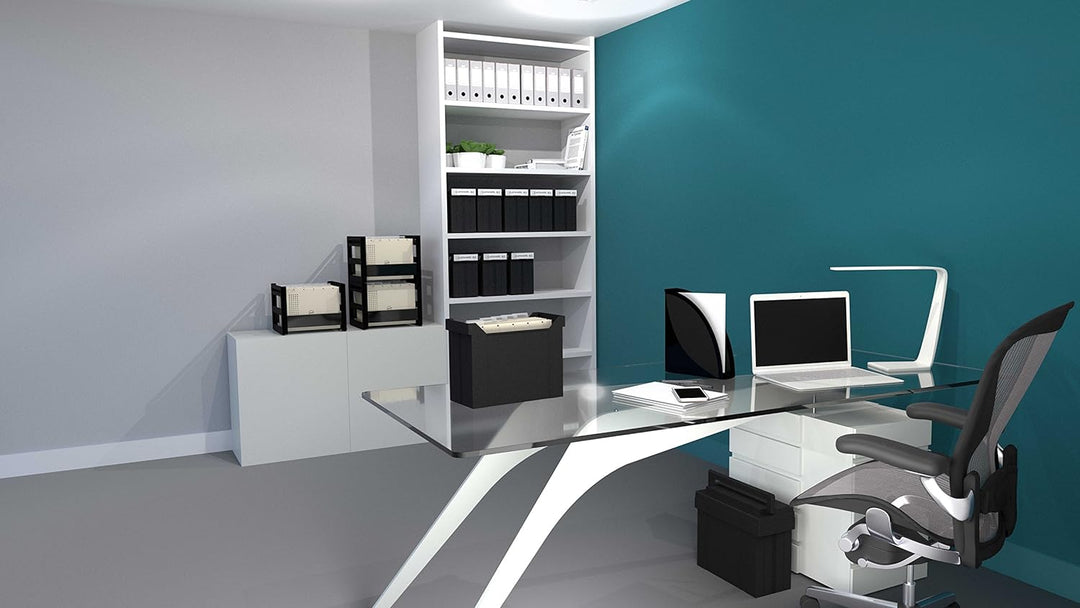 ELBA Stehsammler aus Kunststoff, für A4, blau, 4er Pack, blau