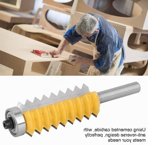 Fräser-Bit-Set, 8-Schaft-Holzbearbeitungs-Fräser, Schiene, Holm-Fräser, Umkehrbar, Fingerleim-Verbin
