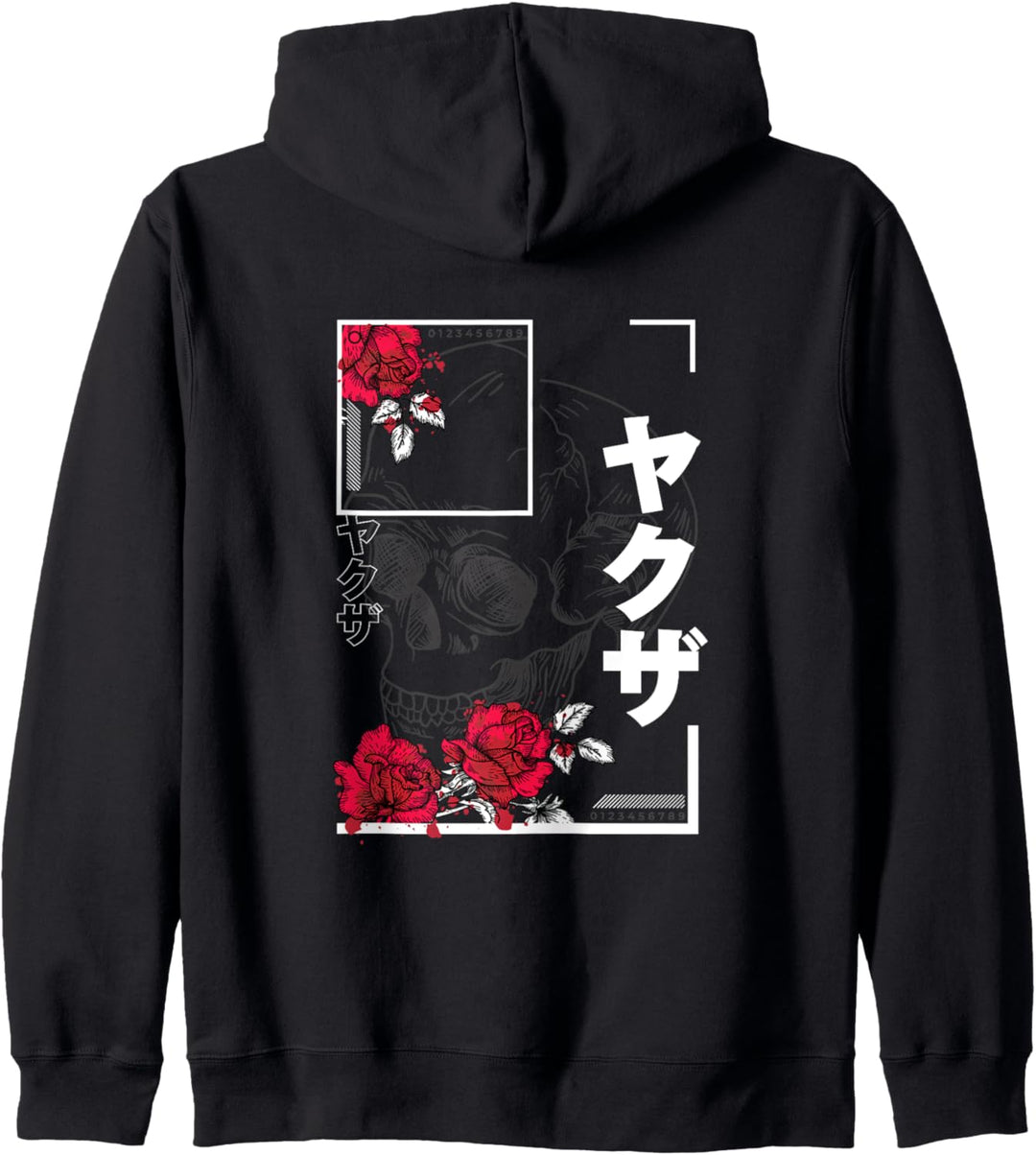 Japanese Aesthetic Vaporwave Sad Eboy Urban Skull Kapuzenjacke