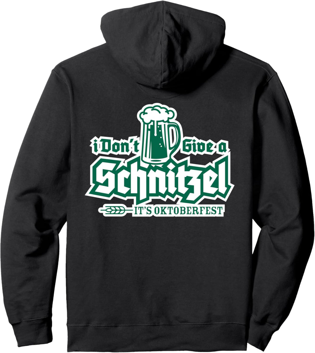 I Don't Give A Schnitzel Oktoberfest Bier Pullover Hoodie