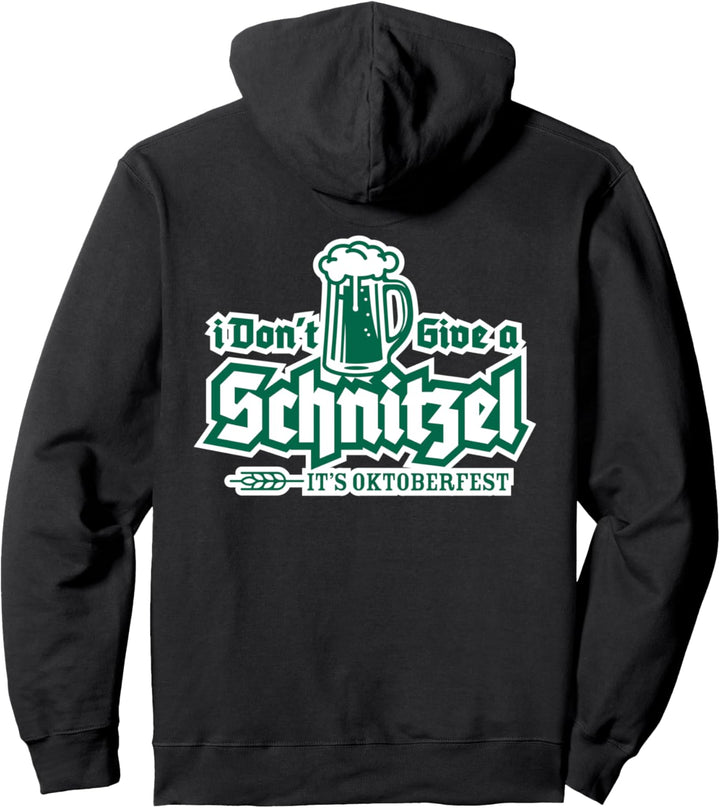I Don't Give A Schnitzel Oktoberfest Bier Pullover Hoodie